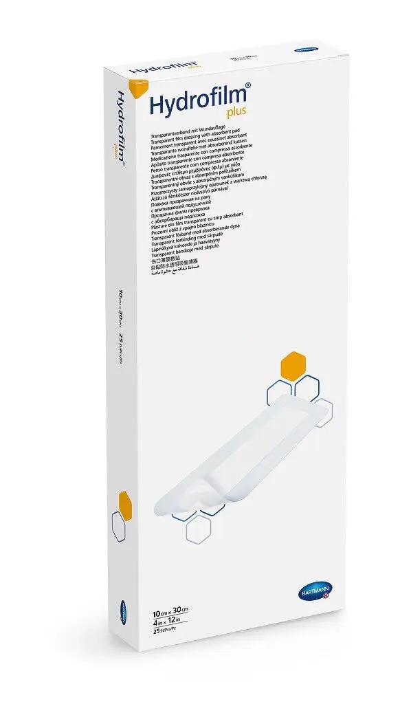 Пов’язка плівкова прозора з абсорбуючою подушечкою Hartmann Hydrofilm ...