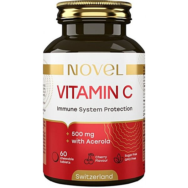 Вітаміни жувальні Novel Вітамін C 500 мг + Ацерола № 60