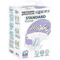 Подгузники MyCo Standard для взрослых, размер L/3, 10 шт.