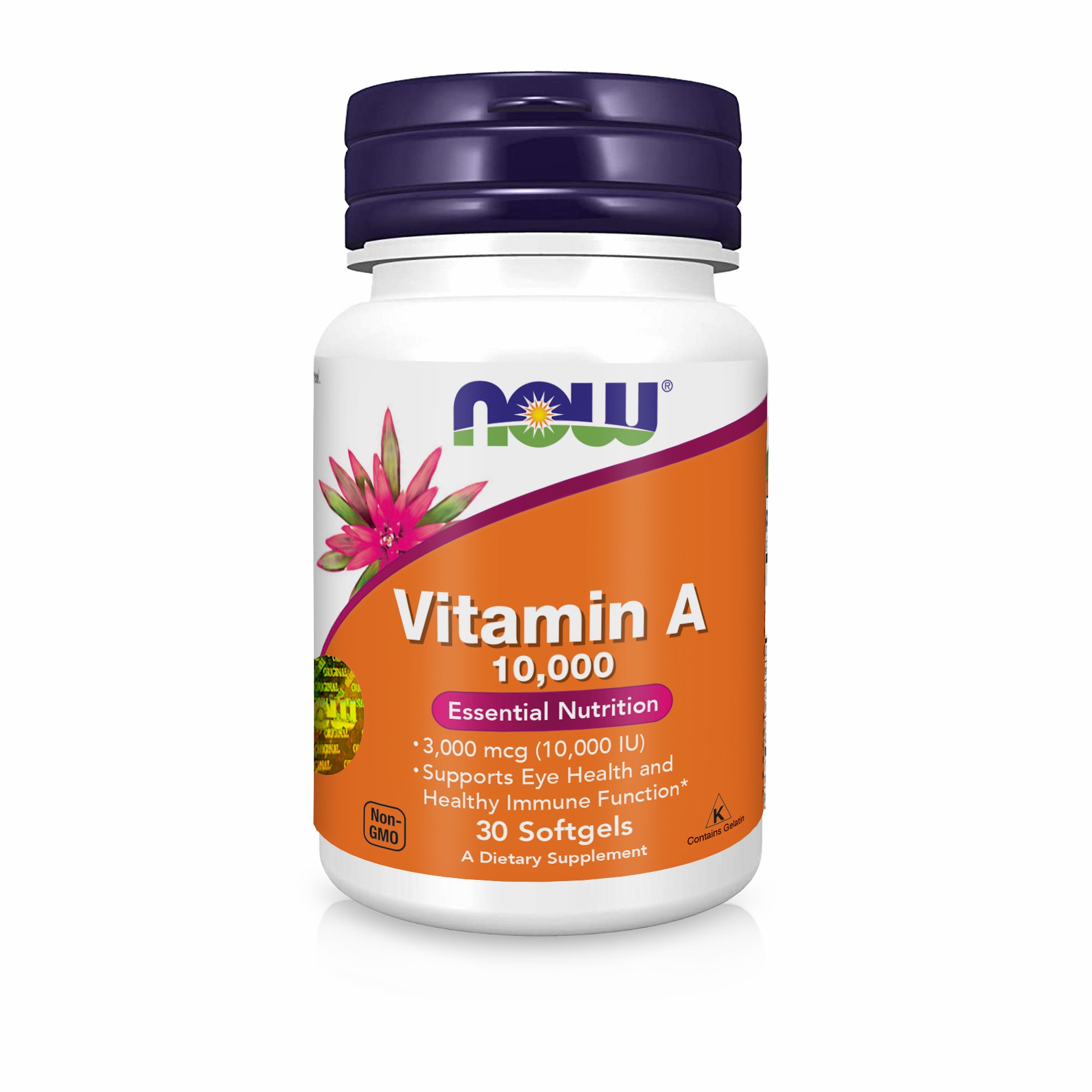 Now Foods Витамин А 10000 МЕ 30 капсул - купить в Киеве и Украине ...