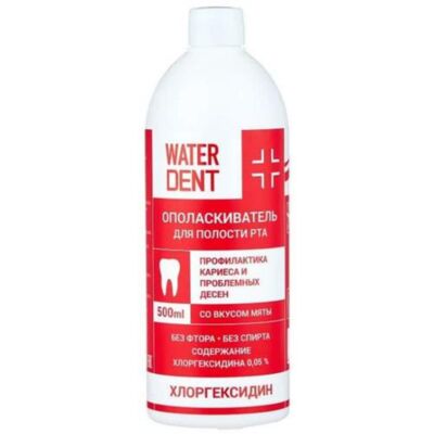 Ополаскиватель для полости рта Waterdent "Хлоргексидин" без фтора ...