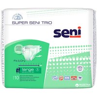 Подгузники Super Seni Trio Air Large арт. 714, ночные/при повышенном диурезе (10 шт.)
