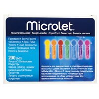 Ланцеты Microlet с силиконовым покрытием шт. 200