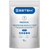 Одноразові мильні губки &laquo;Estem&raquo;, 7 губок/уп. (Україна)