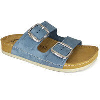 Жіночі ортопедичні шльопанці Mubb Afelpado Jeans шкіряні 833-20 (Сербія)