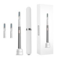 Звукова відбілювальна зубна щітка MEDICA+ Lux 10ХN Aluminum Portable Grey (Japan) S44-1983869525