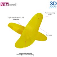 Індивідуальні ортопедичні устілки Vitamed Premium 3D Print Grey (Україна/Італія) №2