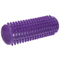 Масажний циліндр EasyFit Spindle з шипами фіолетовий
