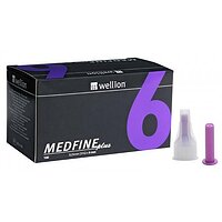 Універсальні голки Wellion MEDFINE plus для інсулінових шприц - ручок 6мм ( 31G x 0,25 мм ) №2