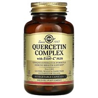 Кверцетин комплекс з естер-С Solgar Quercetin 100 капсул (США)