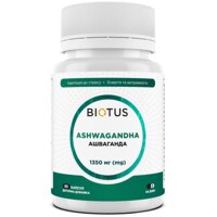 Ашваганда Biotus Ashwagandha 60 капсул по 1350 мг (Україна)