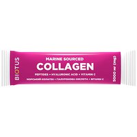 Морський колаген з гіалуроновою кислотою та вітаміном С, Marine Sourced Collagen Peptidеs, Biotus, 1 саше 5.15 г (Україна)