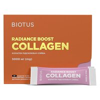 Колаген підсилювач сяйва, Radiance Boost Collagen, Biotus, 30 саше по 15 мл (Україна)