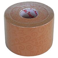 Динамічний тейп 5.0см. х 5м. з бежевим тату DYNAMIC TAPE