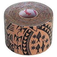 Динамічний тейп 5.0 см х 5 м з чорним тату DYNAMIC TAPE