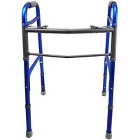 Ходунки складные алюминиевые с двойным фиксатором Doctor Life 12850/BlueA/Matte, синие (Украина)