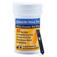 Тест-полоски SensoLite Nova, 50 шт. производства компании 77 Elektronika Kft (Венгрия).