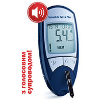 Глюкометр SensoLite Nova Plus (с голосовым сопровождением) №2