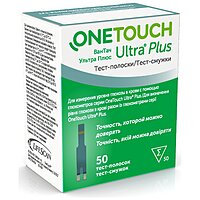 Тест-полоски Ultra Plus 50 шт One Touch