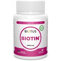 Биотин Biotus Biotin капсулы по 5000 мкг, 60 шт.