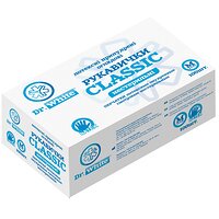 Перчатки латексные припудренные смотровые не стерильные р.L Dr.White Classic 
