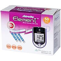 Тест-полоски для определения глюкозы в крови Element №50 Infopia (Южная Корея)