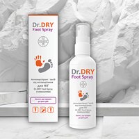 Антиперспирант для ног Farmasorbe Dr.Dry Foot Spray, 100мл (Украина)