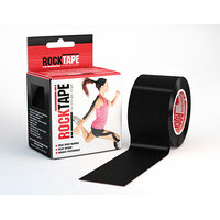 Кінезіо тейп Standart 5x5  Kinesio Tape RockTape (Black)