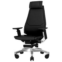 Кресло эргономическое компьютерное GENIDIA LUX COMFORT SEATING (кожаное)