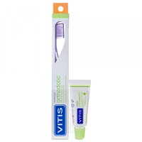Щітка зубна VITIS ORTHODONTIC ACCESS, з маленькою головкою + паста VITIS ORTHODONTIC 15 мл