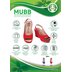 Босоніжки анатомічні жіночі Mubb Vesuvio red 505 (Сербія)