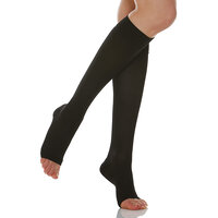 950A Гольфи Relaxsan Basic 280 ден з відкритим носком 22-27 мм (чорний) Relaxsan р.2