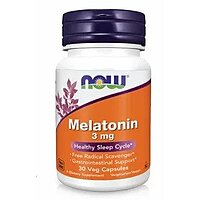 Мелатонін від безсоння (MELATONIN) №30 3 мг NOW FOODS