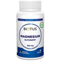 Магний глицинат Biotus Magnesium Glycinate 350 мг, 60 капсул