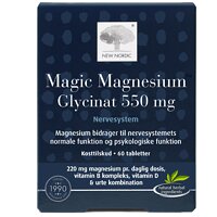 Магній гліцинат New Nordic 550 mg., 60 табл. 