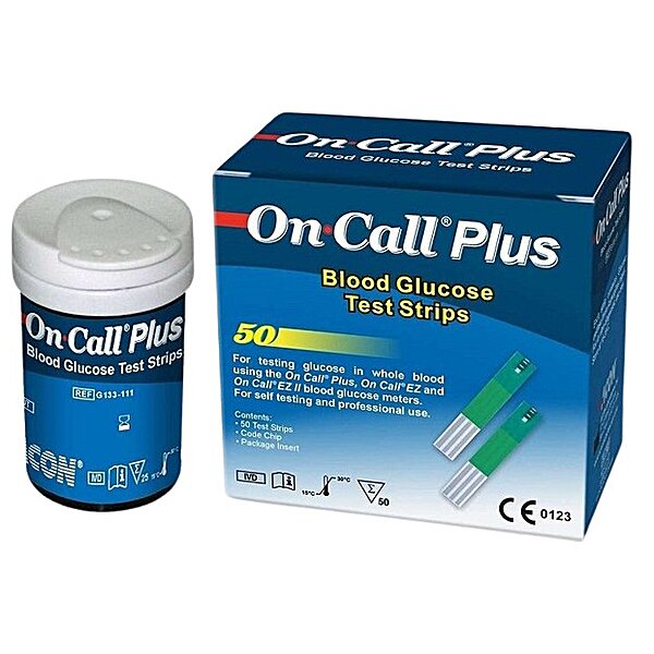 Тест-смужки On-Call Plus (Он-Колл), 50 шт. (США)