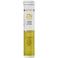 Витамины Novel Immune System Support Vitamin C+Zinc+D таблетки шипучие №20