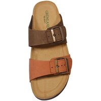 Женские шлепанцы Grunland CB2249 11HOLA MARRONE-MULTI, оранжево-коричневые (Италия) №2