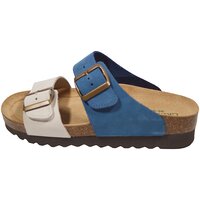 Женские шлепанцы Grunland CB2249 11HOLA JEANS-MULTI, бело-синие (Италия)