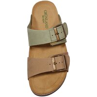 Женские шлепанцы Grunland CB2249 11HOLA BEIGE-MULTI, мятно-бежевые (Италия) №2