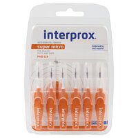 Щітка міжзубна Dentaid Interprox 4G super micro, 0.9 мм, 6 шт. (Іспанія)