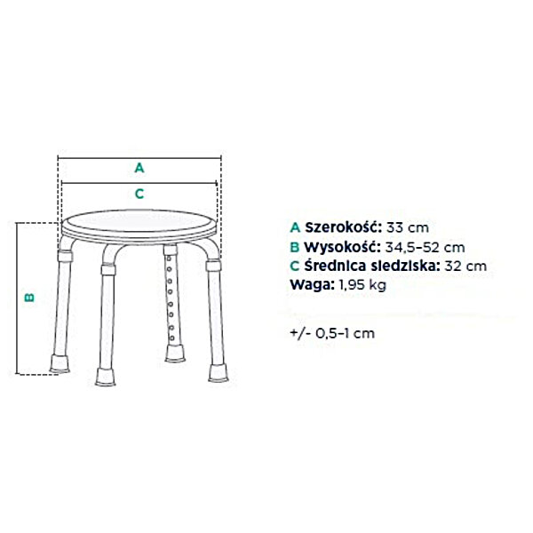 Характеристики Стільчик для душу 12455TF-1 Doctor Life (Україна)