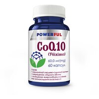 Убіхінол COQ10 Powerful (60 мг коензиму Q10) 60 капсул (Украина)
