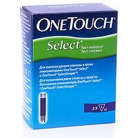 Тест-полоски One Touch Select, 50 шт.
