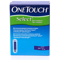 Тест-полоски One Touch Select, 50 шт. №2