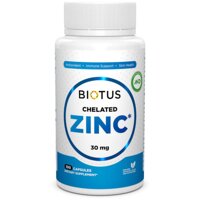 Хелатный цинк Biotus Chelated Zinc капсулы по 30 мг, 100 шт.