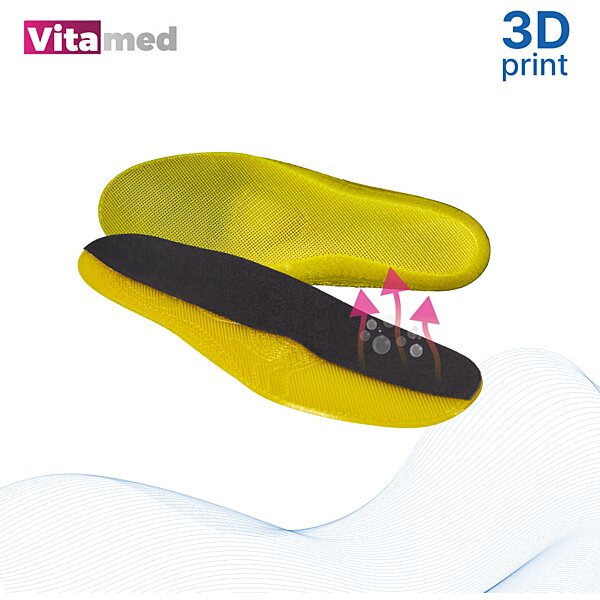 Фото Індивідуальні ортопедичні устілки Vitamed Premium 3D Print Grey (Україна/Італія)