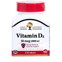 Витамин Д3 50мг (2000 МО) №110 табл. APNAS NATURAL