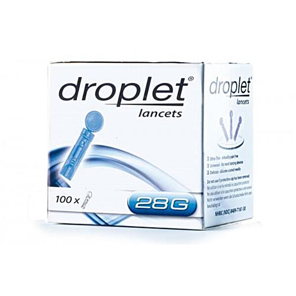 Ланцети Droplet 28 G, 100 шт.