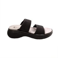 Женские сандали Dr.Feet 21012-146-148 с двумя регулируемыми ремешками, черные (Хорватия)